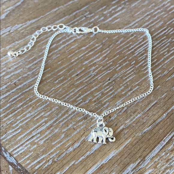 ❗️LAST ONE❗️Silver anklet with elephant charm - Picture 4 of 5